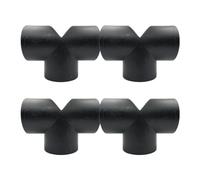 NBCNZCTSAS Connecteur d'échappement de Tuyau coudé en T, 4 pièces, Sortie d'air, Chauffage de stationnement de Voiture, pièce de 75MM, adapté for Webasto Eberspaecher Diesel