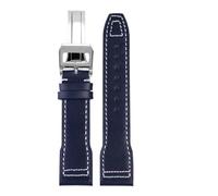 NBCNZCTSAS Convient for IWC Fit for les pilotes Fit for la montre Little Prince Iw327004/iw377714 Fit for Mark16/17/18 Fit for le bracelet en cuir portugais 20 21 mm Bracelet de ceinture for hommes(C-