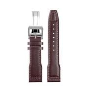 NBCNZCTSAS Convient for IWC Fit for les pilotes Fit for la montre Little Prince Iw327004/iw377714 Fit for Mark16/17/18 Fit for le bracelet en cuir portugais 20 21 mm Bracelet de ceinture for hommes(E-