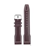 NBCNZCTSAS Convient for IWC Fit for les pilotes Fit for la montre Little Prince Iw327004/iw377714 Fit for Mark16/17/18 Fit for le bracelet en cuir portugais 20 21 mm Bracelet de ceinture for hommes(D-
