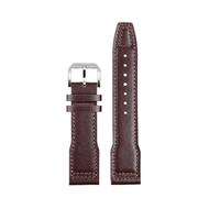 NBCNZCTSAS Convient for IWC Fit for les pilotes Fit for la montre Little Prince Iw327004/iw377714 Fit for Mark16/17/18 Fit for le bracelet en cuir portugais 20 21 mm Bracelet de ceinture for hommes(E-