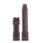 NBCNZCTSAS Convient for IWC Fit for les pilotes Fit for la montre Little Prince Iw327004/iw377714 Fit for Mark16/17/18 Fit for le bracelet en cuir portugais 20 21 mm Bracelet de ceinture for hommes(D-