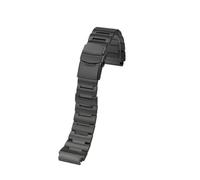 NBCNZCTSAS Convient for SEIKO n ° 5 Bracelet de montre fantôme d'eau for dents rouges petit monstre SRP307 313 SKX779 SKX781 Bracelet chaîne en acier inoxydable(Schwarz)