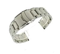 NBCNZCTSAS Fit for Casio Fit for Samsung 18mm 20mm 22mm 22mm 22mm Type de montre en métal en acier inoxydable for briquet de sécurité Bracelet de sangle Premium de remplacement(1,24mm)