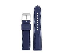 NBCNZCTSAS Fit for IWC Fit for Omega Fit for Longines Fit for Citizen Fit for Tissot hommes Bracelet de montre en silicone 20mm 22mm bracelet de montre for hommes étanche noir bleu bande de caoutchouc