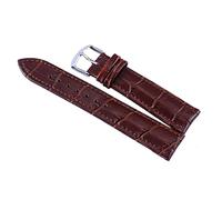 NBCNZCTSAS Gandband en cuir convient for Huawei Fit for Samsung Fit for Garmin 14/16/20 / 22mm Men et Femmes Regardez des bandes de mode de mode de mode durable Accessoires(Brown,22mm)
