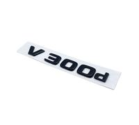 NBCNZCTSAS Lettres 3D V260L V220d V250d V300d Night Edition Emblème adapté for Mercedes Fit for Benz V W447 Badge de Voiture Plaque signalétique de Coffre Logo Autocollant(Glossy Black V300d)