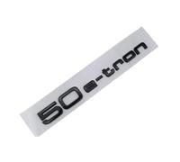 NBCNZCTSAS Logo 3D ABS 30 40 45 50 GT Autocollant, emblème de Coffre arrière Voiture, Compatible for Audi A3 SQ6 Q5 Q6 Q8 Q4 Accessoires(50 e Black)