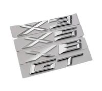 NBCNZCTSAS Logo Chromé ABS 3D X3 X5 X6 GT, Badge De Coffre De Voiture Adapté Fit for BMW X5 E70 E53 F15 G05 X3 X5 X6 GT, Accessoires Stikcer(GT)