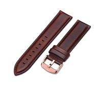 NBCNZCTSAS Montre Bracelet Montre Brun Brown Rose Gold Fermoir Gand de 16mm 17mm 18mm 20mm Montre Strap Fit for Dw Apte for Daniel Fit for Wellington(Rose-Brown,13mm)