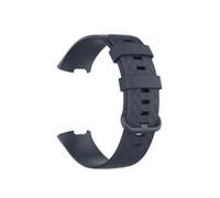 NBCNZCTSAS Mou, tendre TPU Sport Watchbands convient for Fitbit Charge 3/4 Smart WatchDurable Bracelet de bracelet Ajuster for Fitbit Charge 3 Charge 4 accessoires de montre(12,SILVER BUCKLE_L)