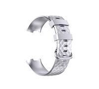 NBCNZCTSAS Mou, tendre TPU Sport Watchbands convient for Fitbit Charge 3/4 Smart WatchDurable Bracelet de bracelet Ajuster for Fitbit Charge 3 Charge 4 accessoires de montre(3,COLOR BUCKLE_S)