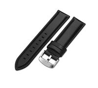 NBCNZCTSAS Regarder une bracelet brun for une bande d'or rose 14mm 18mm 20mm ajusté for Dw Convient for Daniel Fit for Wellington Watch Band(Silver-Black,17mm)