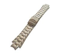 NBCNZCTSAS Sangle de métal de remplacement durable résistance durable for le casio EDIFICE EFR-539 Accessoire de montre Bande de montre en acier inoxydable