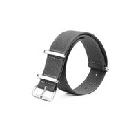 NBCNZCTSAS Sangles de ceinture de sécurité en Nylon, 20mm 22mm, Type universel, sport, adaptées for Omega/Fit for Rolex/Fit for Seiko, sangle en Nylon légère et fine(Gray,22mm)