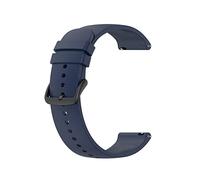 NBCNZCTSAS Silicone Watchband Fit for Huami Fit for Amazfit Fit for GTS 3 GTS3 Sangle de montre durable Mode Black Femme Black Wear Wear Bract-Bracelet Montre Accessoire(Blue Black Button)