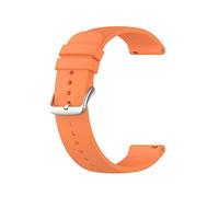 NBCNZCTSAS Silicone Watchband Fit for Huami Fit for Amazfit Fit for GTS 3 GTS3 Sangle de montre durable Mode Black Femme Black Wear Wear Bract-Bracelet Montre Accessoire(Orange silver Button)