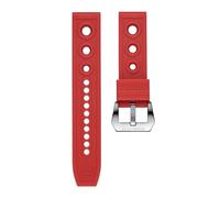 NBCNZCTSAS Steeldive 20mm 22mm bracelet de montre remplacement Bracelets en caoutchouc souple bracelet de montre étanche en Silicone adapté for accessoires de montre universels(Black 01,22mm)