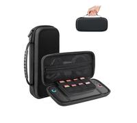 NBCP Étui de rangement pour Switch 2 - Sac à bandoulière rigide durable avec doublure douce, grand rangement de voyage pour console et accessoires, 8 emplacements pour cartes de jeu