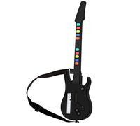 NBCP Guitare sans fil Wii Guitar Hero pour Wii contoller compatible avec les jeux Guitar Hero Wii et Rock Band 2 (à l'exception du groupe Rock 1) Couleur noire