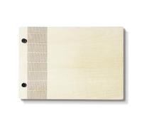 NBE Cahier vierge pour gravure laser - Bricolage de 21,6 x 15,2 cm à couverture rigide - Album photo pour art, souvenirs de famille et projets créatifs (Natura 2, A5)