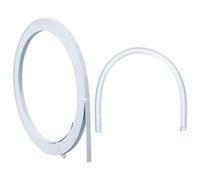 nbeads 10 m Baleine pour la Couture, Baleines de Corset en Acier Recouvert de PVC de 6.5mm pour Corsets Robes de Mariée Robes de Soirée et Lingerie Chapeaux, Blanc