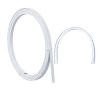 NBEADS 10 m Baleine pour la Couture, Baleines de Corset en Acier Recouvert de PVC de 8mm pour Corsets Robes de Mariée Robes de Soirée et Lingerie Chapeaux, Blanc