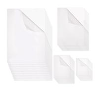 NBEADS 100 Pcs 4 Tailles Pochette de Plastification A4 A5, 0.3mm D'Épaisseur Feuilles de Plastification Thermique Pochette Plastifieuse pour Photos Et Affiches Enhance