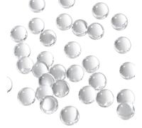 NBEADS 100 Pcs Perles en Verre Transparent Sans Trou, 10mm Boules Transparentes Perles Rondes Non Percées Perles de Cristal Sphère de Verre pour la Fabrication de Bijoux Décorations