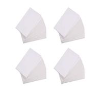 nbeads 100 Pcs Plaine Blanc Papier Blanc Bijoux Boucle d'oreille Cartes D'affichage Titulaire Suspendus pour Boucle d'oreille ou Oreille Bijoux