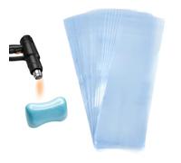 NBEADS 100 Pcs Sacs Sous Film Rétractable, 25×8.2cm Clair Sacs Thermorétractables PVC Film Rétractable Sacs Thermorétractables en Plastique pour Cadeau Emballage TV Vidéo Climatisation Télécommande