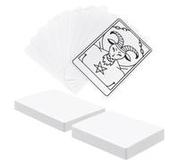nbeads 120 Pcs Carte de Tarot Vierge, 12.7x17.7cm Cartes Oracle Vierges Cartes Vierges à Faire Soi Même pour Créer Ses Propres Cartes de Tarot Oracle