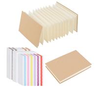 NBEADS 2 Pcs 16.3x10.9cm Album de Scrapbooking avec Pages Brunes, Album Photo Extensible et Pliable avec Kit D'Accessoires à Personnaliser Livre de Souvenirs à Couverture Rigide Album D'Aventure