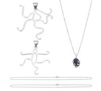 nbeads 2 Pcs Pendentif Vierge en Platine, 2 Pcs Chaîne en Acier Inoxydable 304 Breloques Cabochons Irrégulières en Laiton pour la Fabrication de Bijoux Colliers en Pierre Boucles D'Oreilles