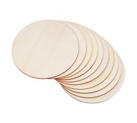 NBEADS 20 Pcs Disque en Bois, 12cm Cercles ronds en bois non finis Rondin de Bois avec 2.5 mm d’Epaisseur Disques Ronds En Bois pour l'artisanat de Bricolage Pyrogravure Peinture Dessous de Verre