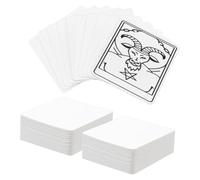 nbeads 200 Pcs Carte de Tarot Vierge, 7cm de Côté Cartes Oracle Vierges Cartes Vierges à Faire Soi Même pour Créer Ses Propres Cartes de Tarot Oracle