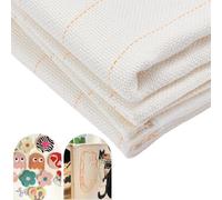 NBEADS 200x200cm Tissu de Touffetage Primaire avec Lignes Marquées Tissu de Moine à Aiguille de Poinçonnage pour Pistolet de Touffetage de Tapis à Faire Soi Même