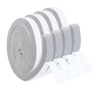 NBEADS 4 Pcs 8 m Bande Adhésive D'Étanchéité pour Fenêtre, Joint D'Étanchéité en Mousse Élastique Mastic D'Étanchéité Auto Adhésif pour Joints de Porte et de Fenêtre Insonorisant, Grises