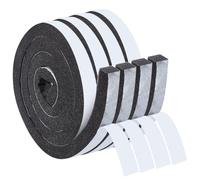 NBEADS 4 Pcs 8 m Bande Adhésive D'Étanchéité pour Fenêtre, Joint D'Étanchéité en Mousse Élastique Mastic D'Étanchéité Auto Adhésif pour Joints de Porte et de Fenêtre Insonorisant, Noir