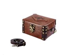 nbeads Porte Flacon en Cuir PU, Coffret D'Alchimie avec 12 fiole de Potion en Liège Sac Renaissance avec Bandoulière Ajustable pour Accessoires Renaissance Décoration Intérieure, 125x168x82mm