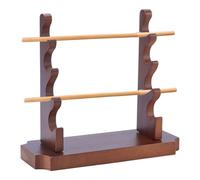 nbeads Présentoir à Baguettes en Bois, 18x6.9x16.2cm Support de Baguette de Magicien Présentoir à Baguettes à 4 niveaux pour Décoration de Bureau, Chameau