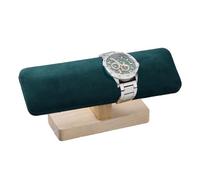 nbeads Présentoir de Montre en Bois, Vert Velours T-Bar Bracelet Titulaire Bijoux Stand Amovible Bracelet Pendentifs Cheville Tour Rack pour un Usage Domestique, Affichage de Vente au Détail