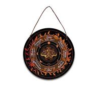 NBEADS Roue de L'Année Panneau en Bois, 30cm Wicca Calendrier Yule Planche de Pendule Divination avec Butterfly Farm Witches Runes Sabbats Pagan Witch Sign pour Vintage Christmas Sign Decor