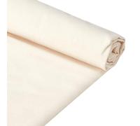 NBEADS Toile de Coton, 3 m x 1.6 m, Blanc Fumé, Non Blanchi, Uni, Toile, Rouleau de Tissu, Pour Peinture à L'Huile et à L'Acrylique