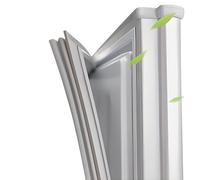 NBEST Gris,Joint de Porte pour congélateur réfrigérateur Universel Magnétique d'étanchéité Durable Chaque modèle Peut être personnalisé