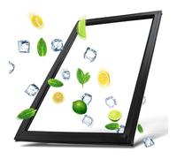 NBEST Joint de Porte en Caoutchouc pour réfrigérateur Universel Personnalisé Pièces De Réfrigérateur De Toutes Tailles Joint d'Étanchéité Magnétique pour Frigo Congélateur,Inclus Ferme Porte,Noir