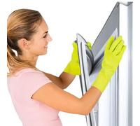 NBEST Joint de Porte en Magnétique Caoutchouc réfrigérateur Universel,Personnalisé Pièces De Réfrigérateur De Toutes Tailles Joint d'Étanchéité pour Frigo Congélateur,Gray+White