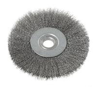 NbgrvB 11,4 cm pour sertissage plat pour meuleuse d'angle en acier inoxydable, alésage de 1,3 cm, ébavurage de rouille et retrait de peinture