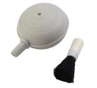 NbgrvB 2 en 1 Brosse souffleur d'air pour électronique - Nettoyeur de poussière amovible pour appareil photo, ordinateur, clavier, antiquité, optique et téléphone portable (noir)
