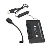 NbgrvB Adaptateur cassette sans fil pour voiture - Convertisseur audio avec alimentation USB et contrôle la lecture audio